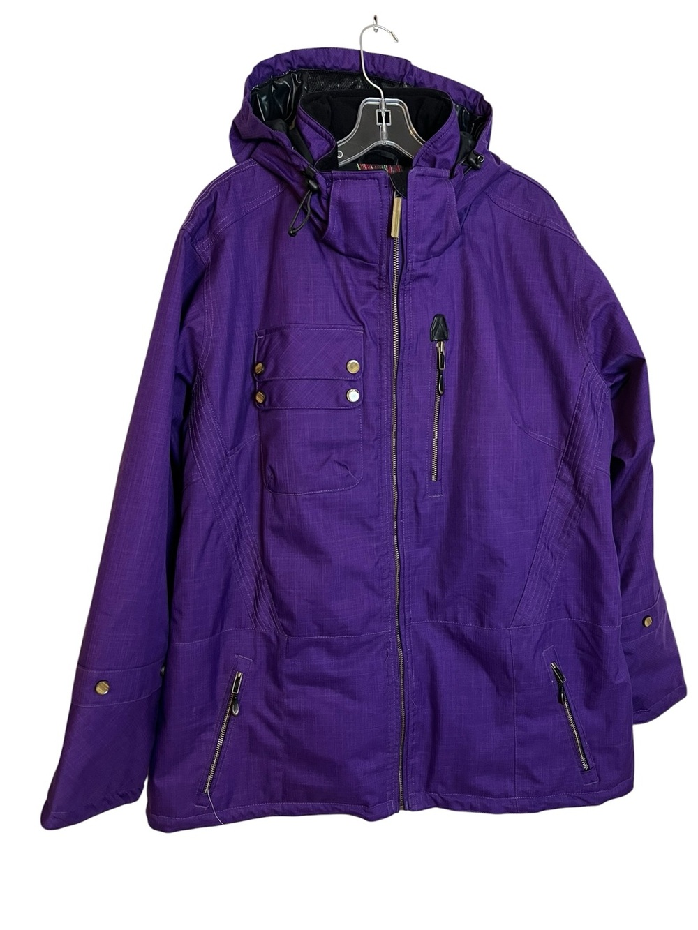 Obermeyer Delaney Ski Jacket Coat Purple US 20 Insulated Hooded Snowboard